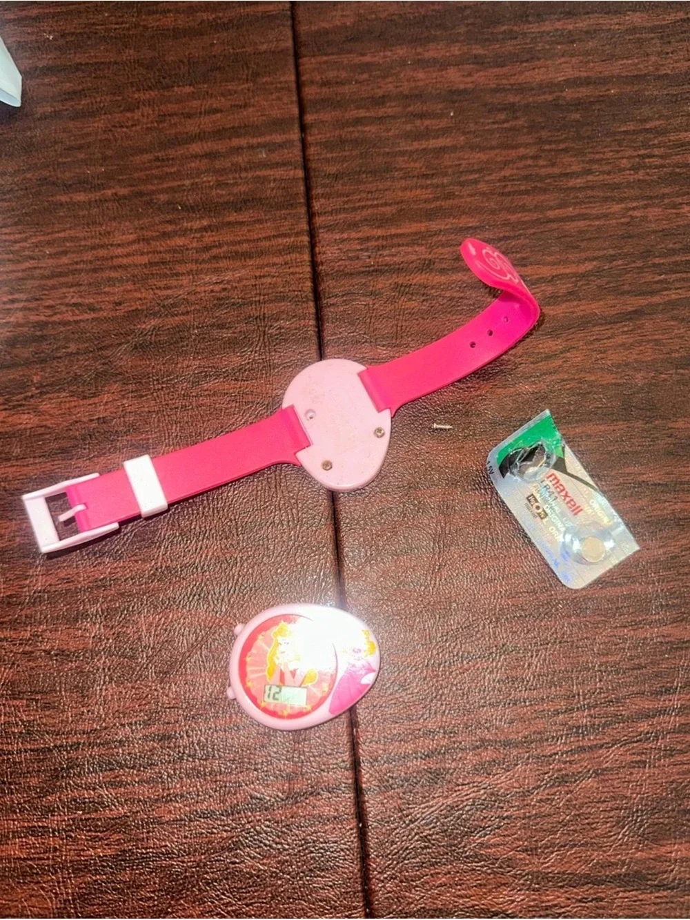 Vintage 1990s Disney Princess Sleeping Beauty Digital Watch – Pink